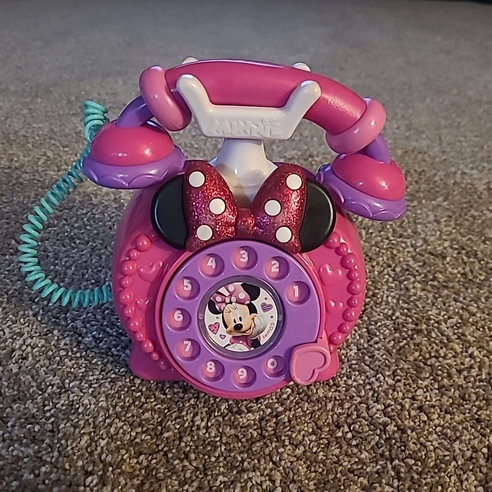 Disney Minnie Mouse Pink and Purple Toy Phone